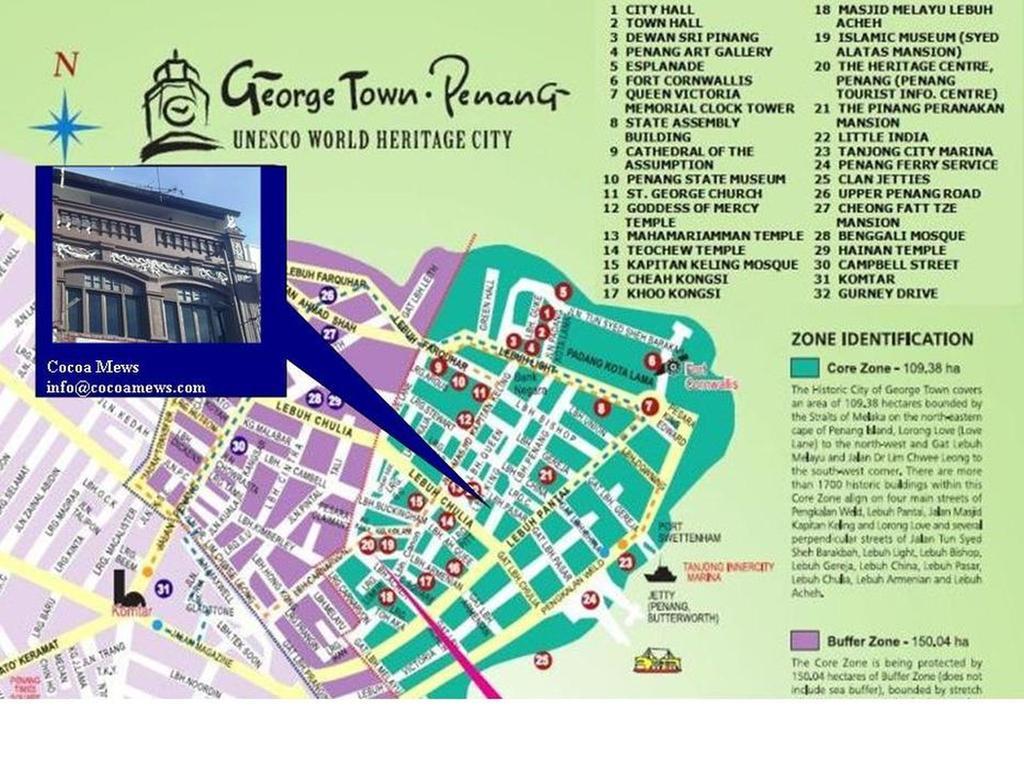 Guest house Cocoa Mews Cafe And George Town